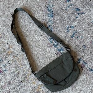 Lululemon All Night Micro Festival Green Crossbody Bag